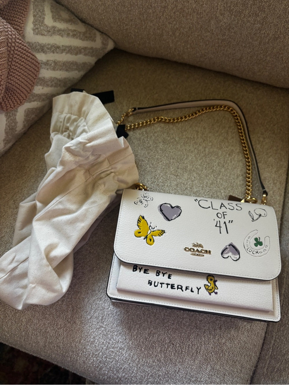 COACH Sketch Print Klare Crossbody Bag